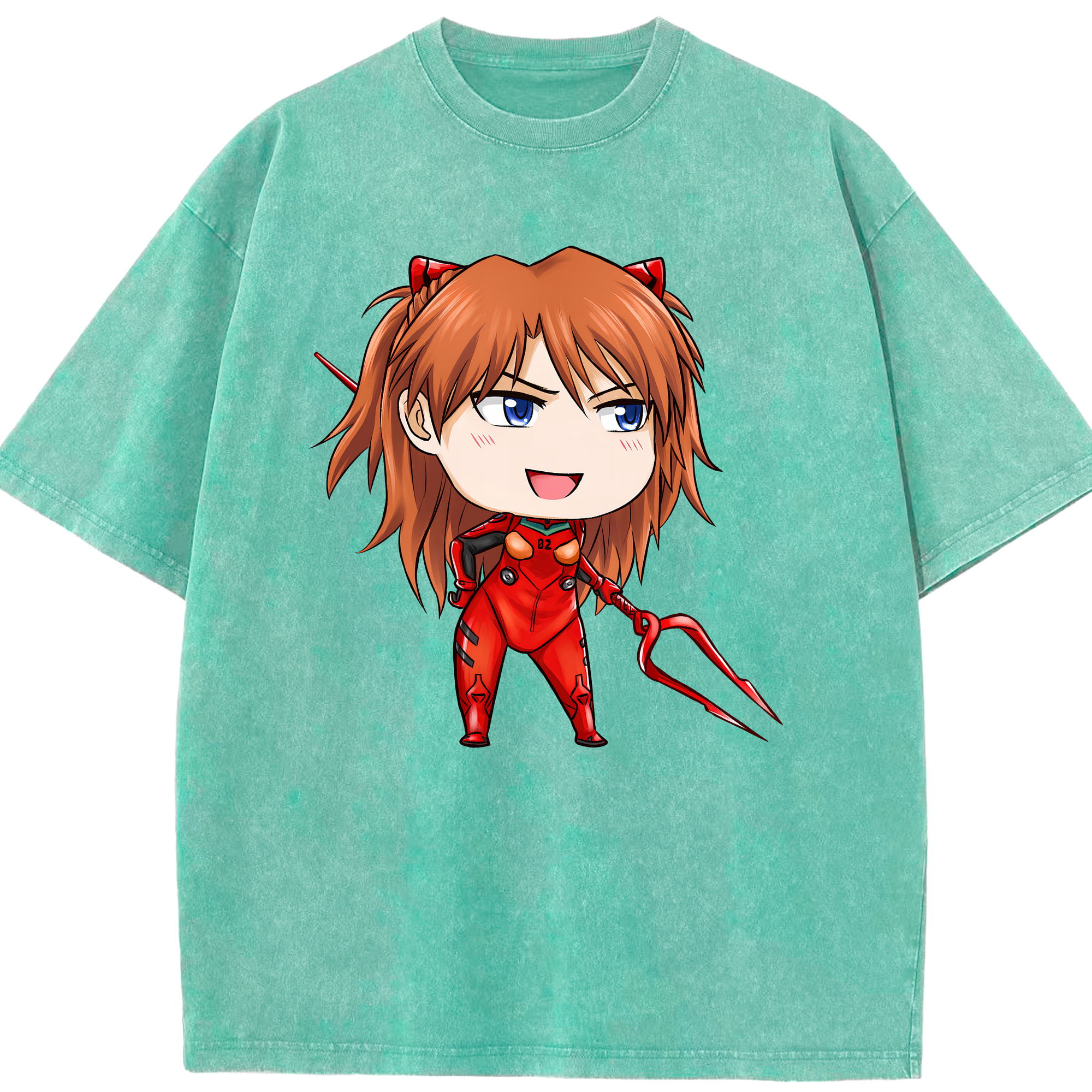 （画像用） EVA 新世紀エヴァンゲリオン 綿100% ヴィンテージ風 半袖Tシャツ（フロントプリント）